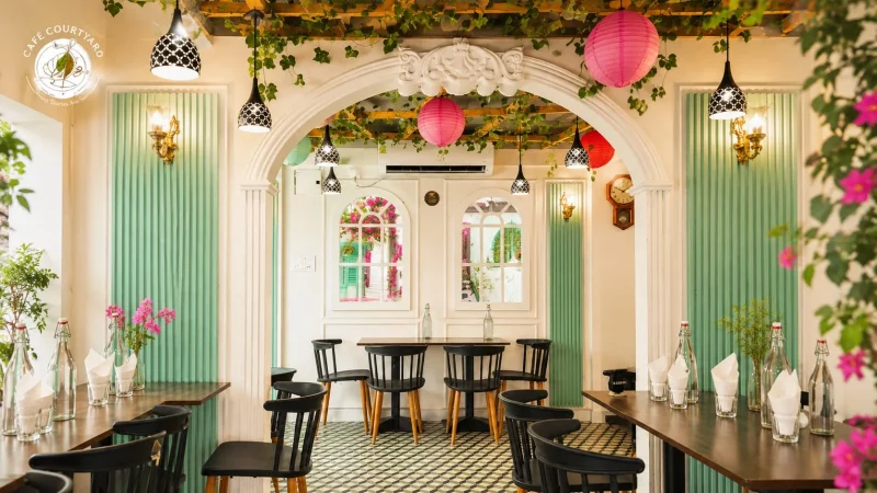 Café Courtyard Interior
