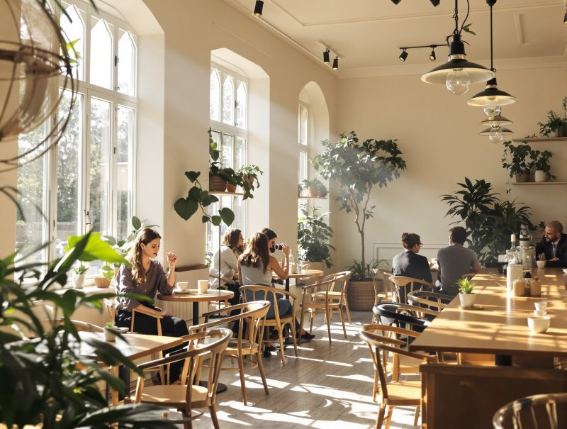 Morning Light in the Courtyard