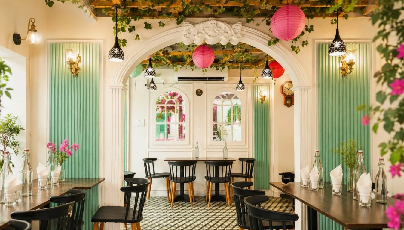 Cafe Courtyard Interior
